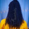 Premium fiber curly drawstring ponytail wig with combs